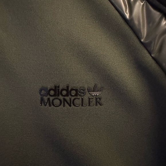 Authentic MONCLER X ADIDAS ORIGINALS Acetate Zip-Up Sweatshirt - Picture 3 of 8